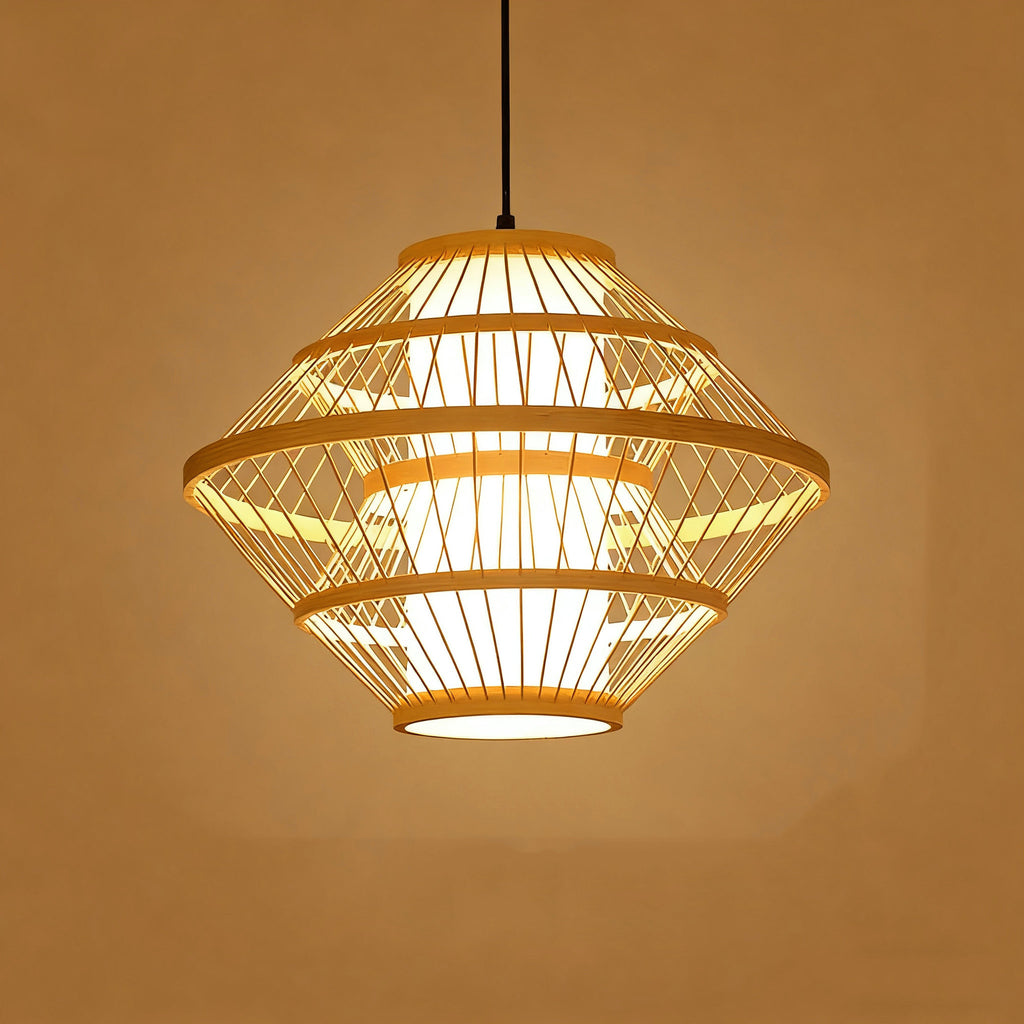 Triple UFO-Shaped Pendant Light