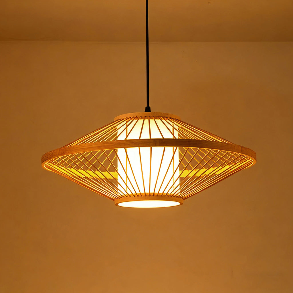 UFO-Shaped Pendant Light