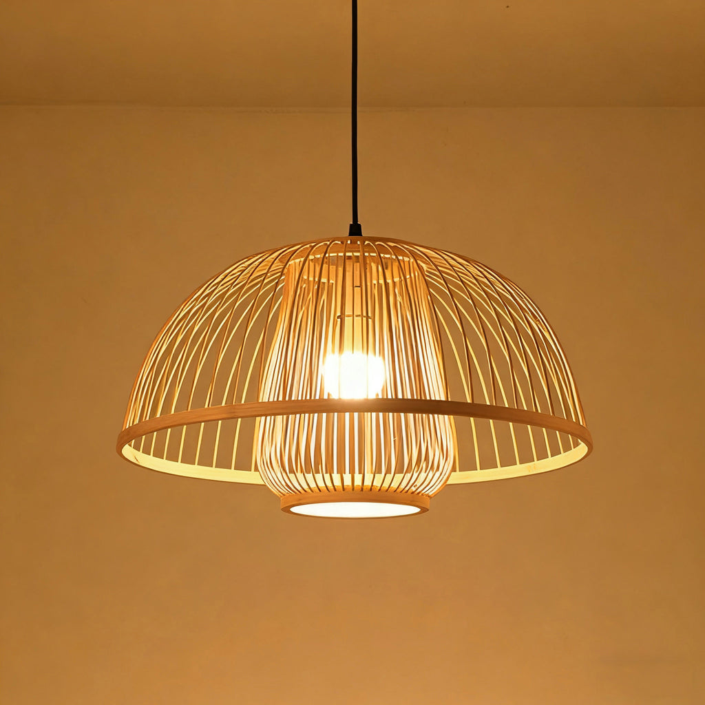 Mushroom-Shaped Pendant Light