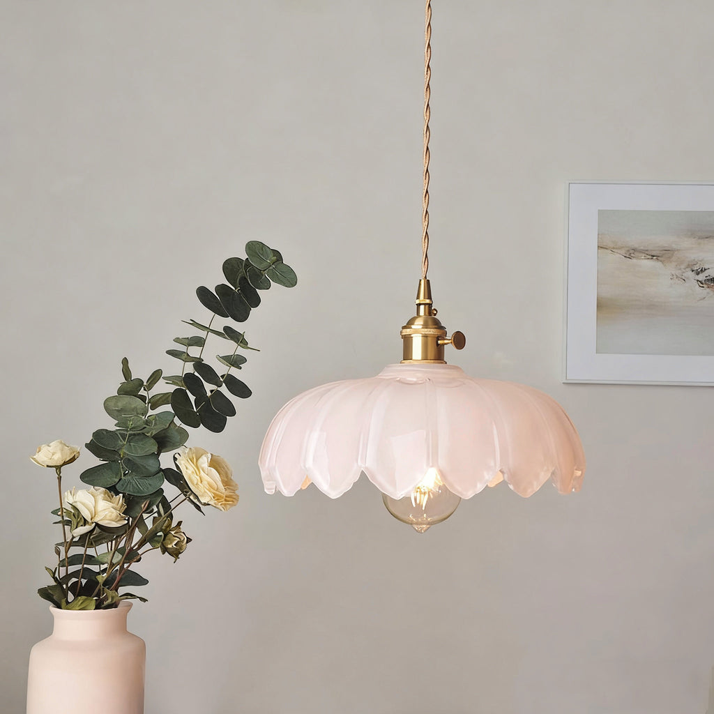 White Pothos Pendant Light