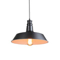 Black Industrial Pendant Light, Style B