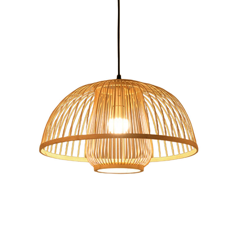 Mushroom-Shaped Pendant Light