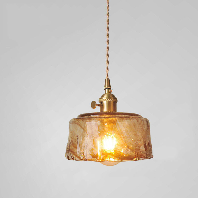Yellow Cylinder Pendant Light