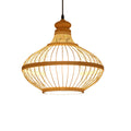 Large Bamboo Vase Pendant Light