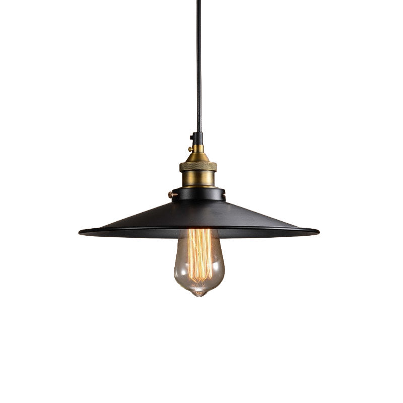 Black Industrial Pendant Light, Style C